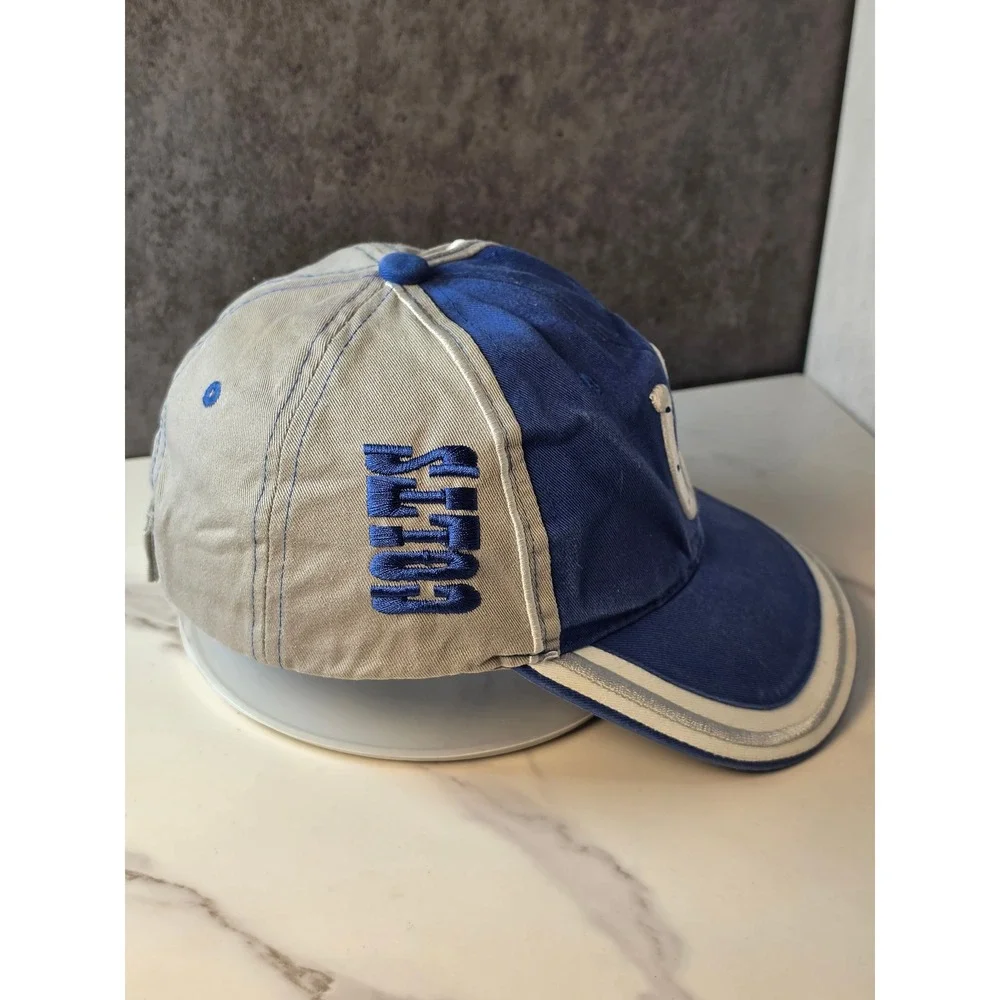 Reebok Indianapolis Colts Hat Mens Blue Grey NFL Team Apparel Adjustable Cap